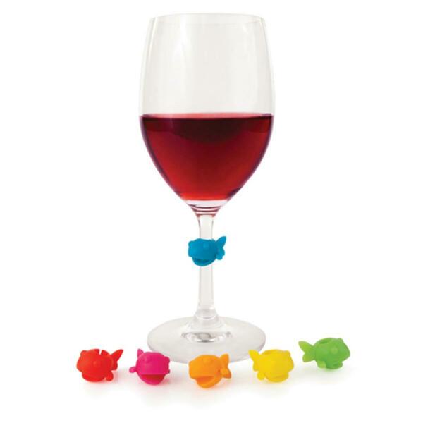 True Guppy Silicone Wine Charms, 6PK 3511